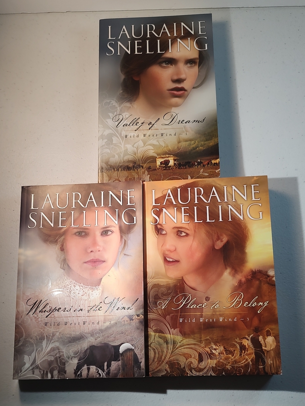 Wild West Wind Series By Lauraine Snelling Set Of 3  Trade Paperbacks